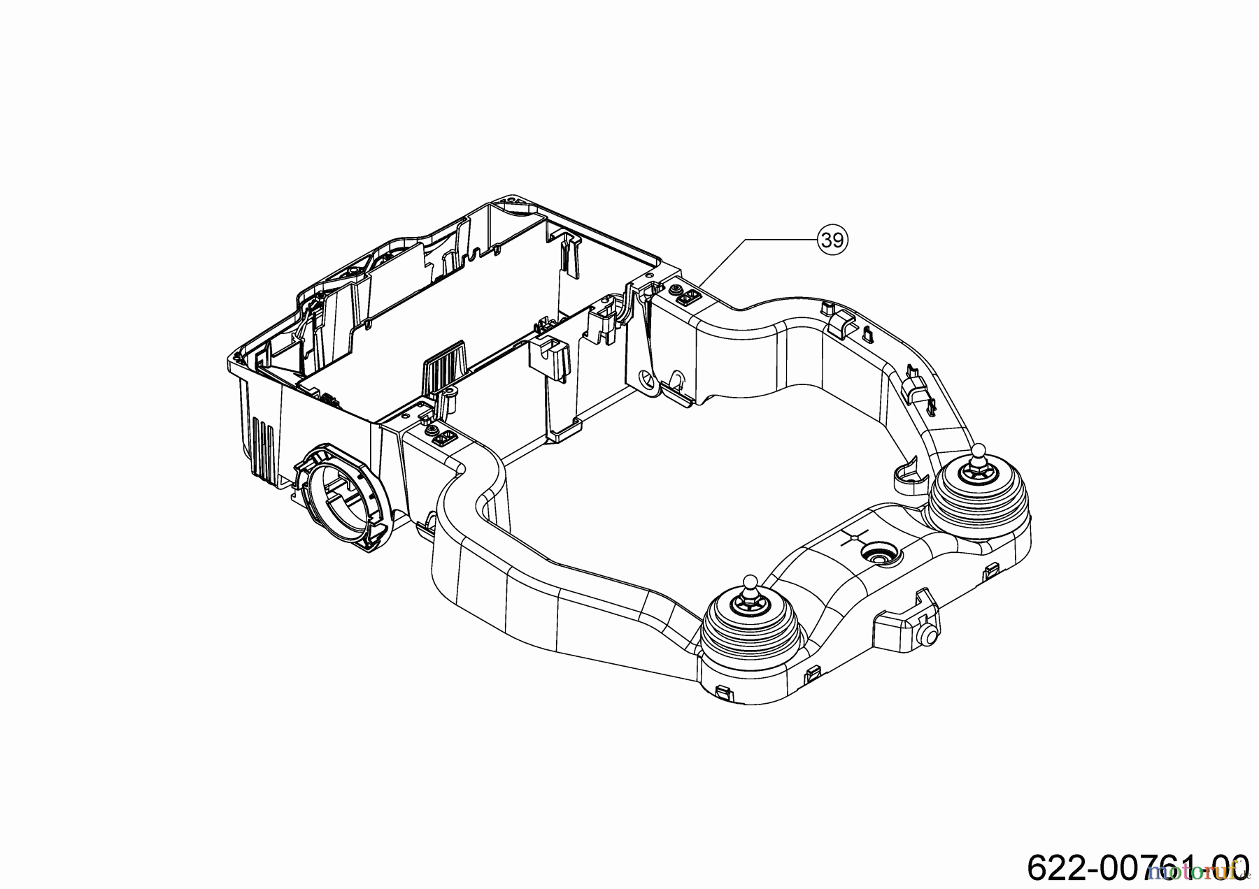 Robomow Mähroboter RK2000 PRO 22AKHAFA619 (2021) Fahrgestell, Rahmen