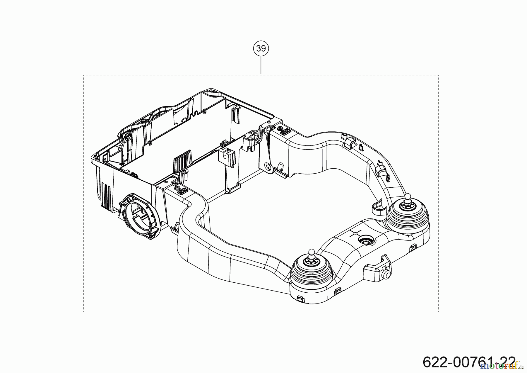 Robomow Mähroboter RK4000 PRO 22AKLAFA619 (2022) Fahrgestell, Rahmen