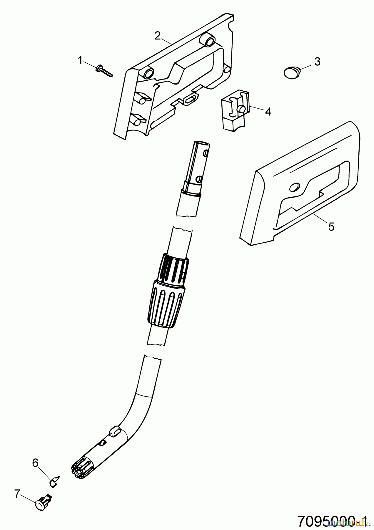  Wolf-Garten Teleskopstiele für Akkuscheren AC-TS 7095000  (2019) Teleskopstiel