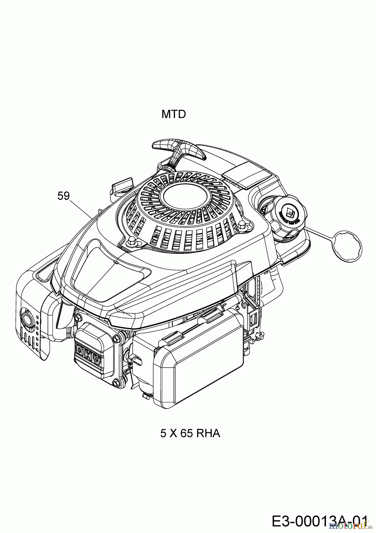 Wolf-Garten Motormäher mit Antrieb Expert 460 A 12C-TUKC650 (2019) Motor MTD