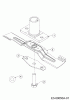 Wolf-Garten Expert 46 B P 11A-YA5E650 (2018) Ersatzteile Messer, Messeraufnahme