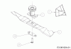 Wolf-Garten WA 53 AHW 12A-PV5L650 (2019) Ersatzteile Messer, Messeraufnahme, Mulchstopfen