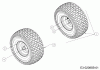 Wolf-Garten Expert 92.155 A 13AD90WE650 (2012) Ersatzteile Räder vorne 15x6