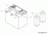 Wolf-Garten Expert 105.185 H 13HJ99WN650 (2016) Ersatzteile Batterie