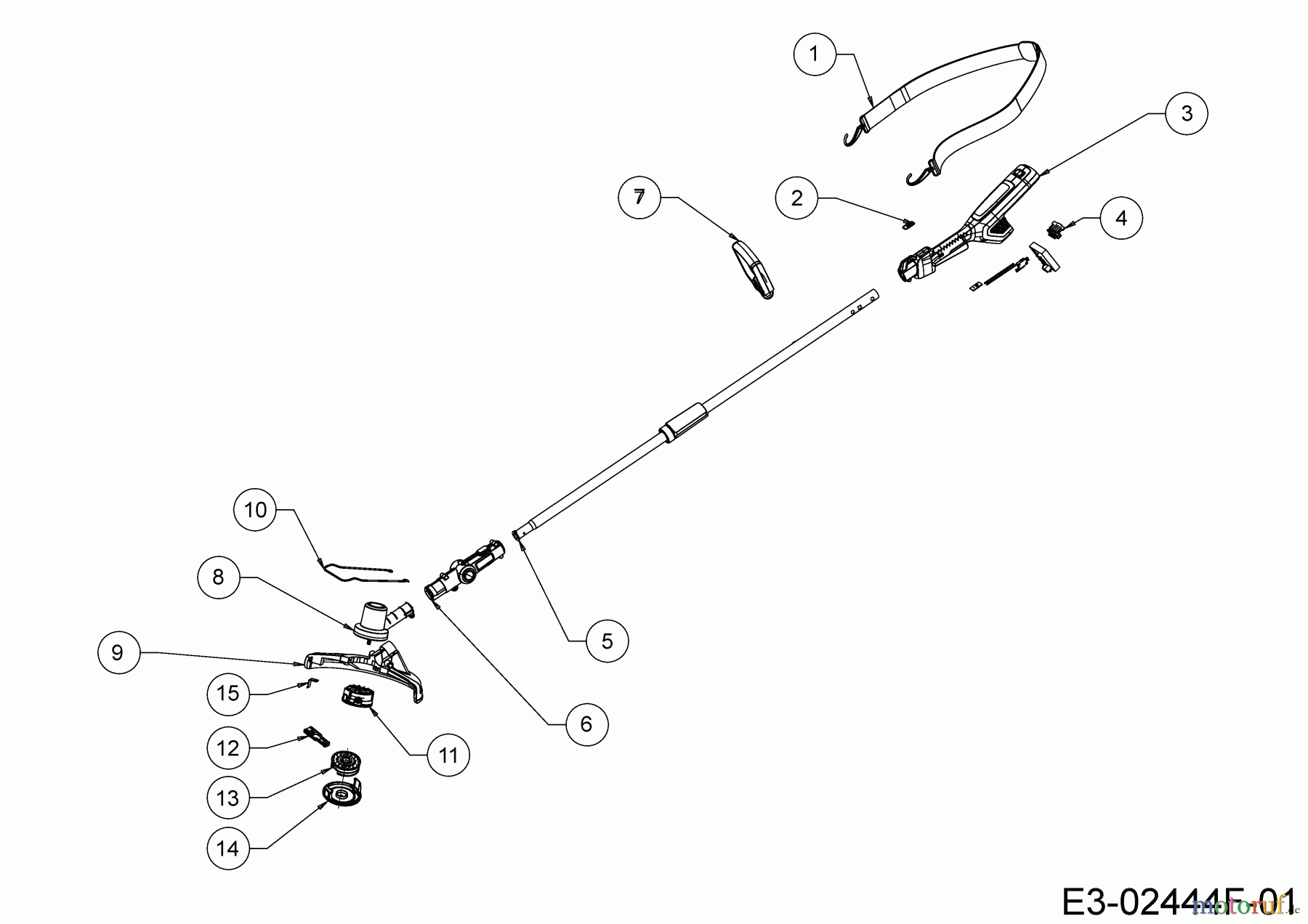Wolf-Garten Akkutrimmer LYCOS 40/300 T 41AS4TES650 (2020) Grundgerät