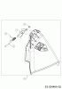 Wolf-Garten Expert 107.180 H 13BG93WG650 (2014) Ersatzteile Deflektor