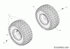 Wolf-Garten E 13/96 T 13H2765F650 (2019) Ersatzteile Räder hinten