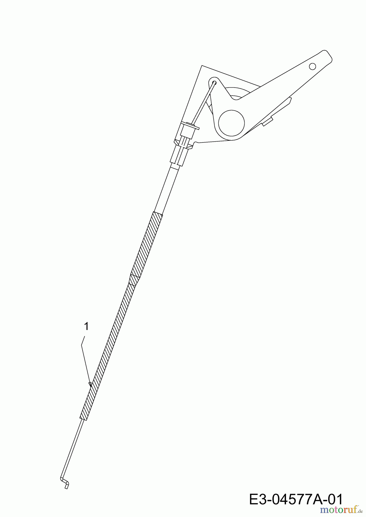 Wolf-Garten Rasentraktoren Expert 92.180 H 13IT91WE650 (2016) Gaszug