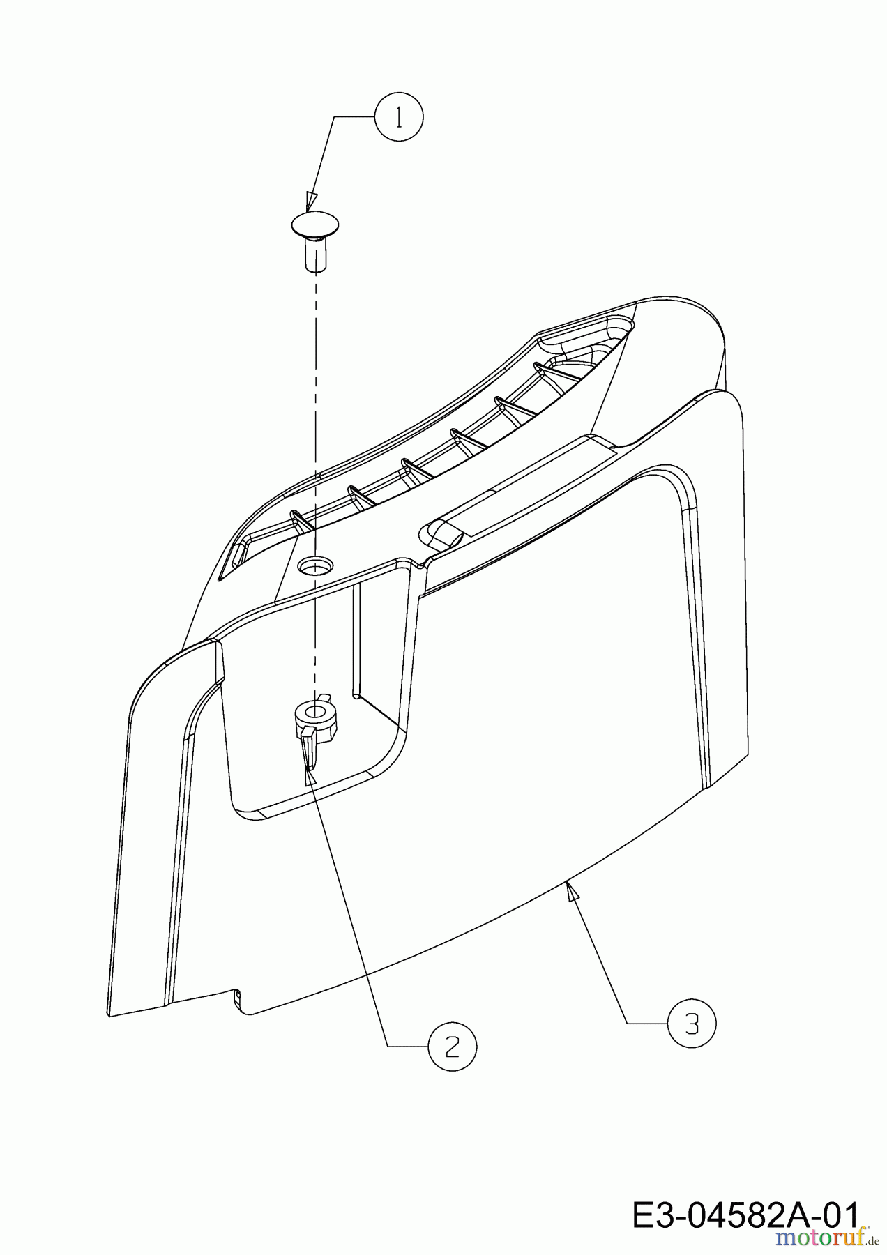  Wolf-Garten Rasentraktoren Expert 107.175 H 13HD93WG650  (2016) Mulchklappe