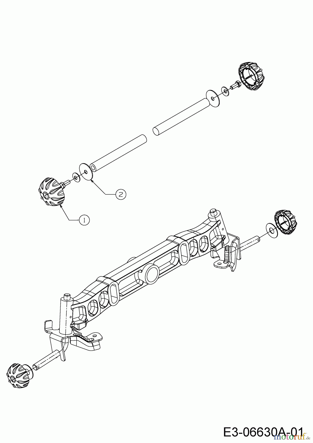 Wolf-Garten Rasentraktoren Expert 92.180 H 13IT91WE650 (2016) Radkappen