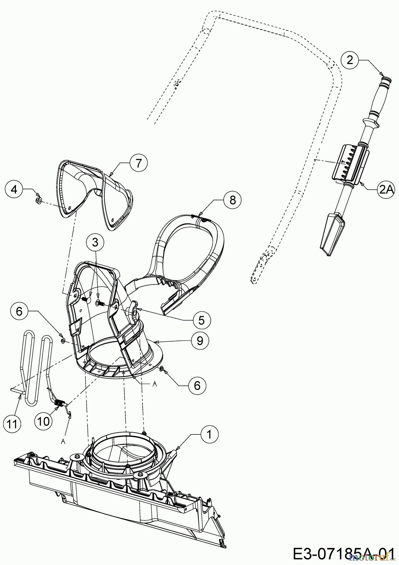 Wolf-Garten Schneefräsen SF 53 31A-2M1E650 (2020) Auswurfschacht
