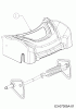 Wolf-Garten Expert 46 B 11B-K15E650 (2014) Ersatzteile Abdeckung Vorderachse