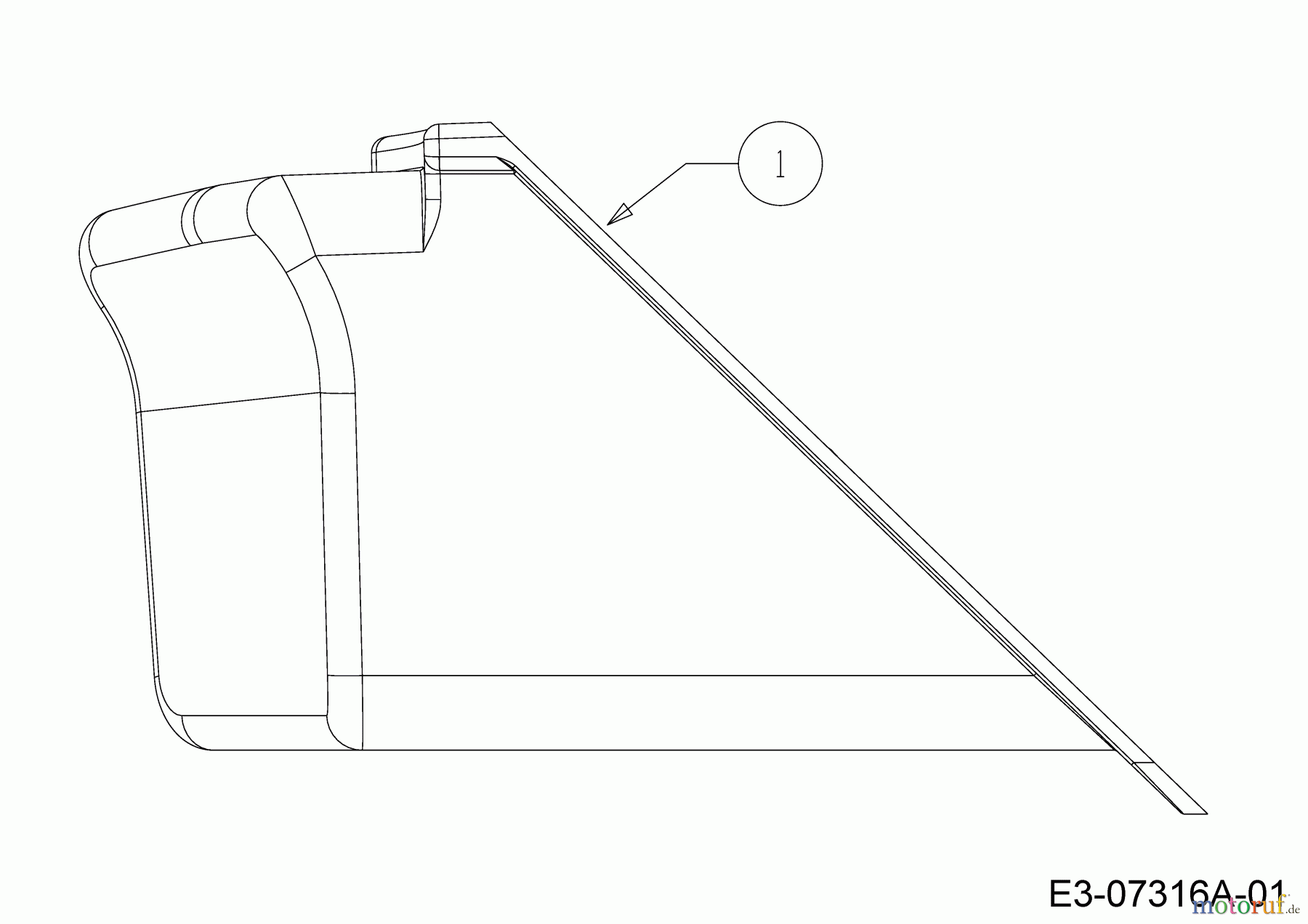 Wolf-Garten Motormäher mit Antrieb Expert 46 BA ES 12AEK18Z650 (2012) Mulchstopfen