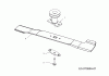 Wolf-Garten Expert 53 BA V ES 12AGQ56L650 (2013) Ersatzteile Messer, Messeraufnahme
