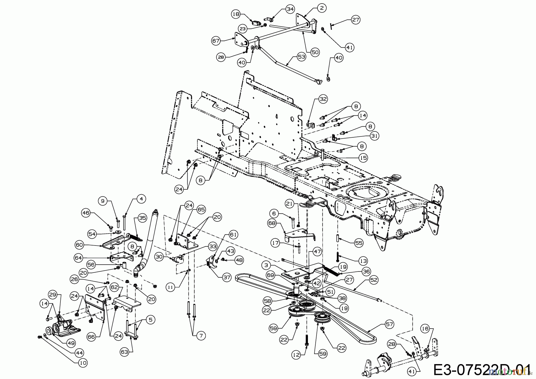 Wolf-Garten Rasentraktoren Expert 92.155 H 13HM99WE650 (2016) Fahrantrieb