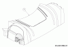 Wolf-Garten A 4600 A 12A-TOSC650 (2020) Ersatzteile Abdeckung Vorderachse