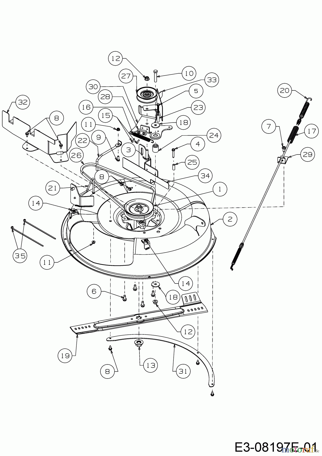  Wolf-Garten Rasentraktoren Scooter 13AW26SC650  (2019) Mähwerk C (24