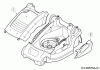 Wolf-Garten Expert 34 E 18BWF1S-650 (2014) Ersatzteile Abdeckung seitlich, Motorhaube