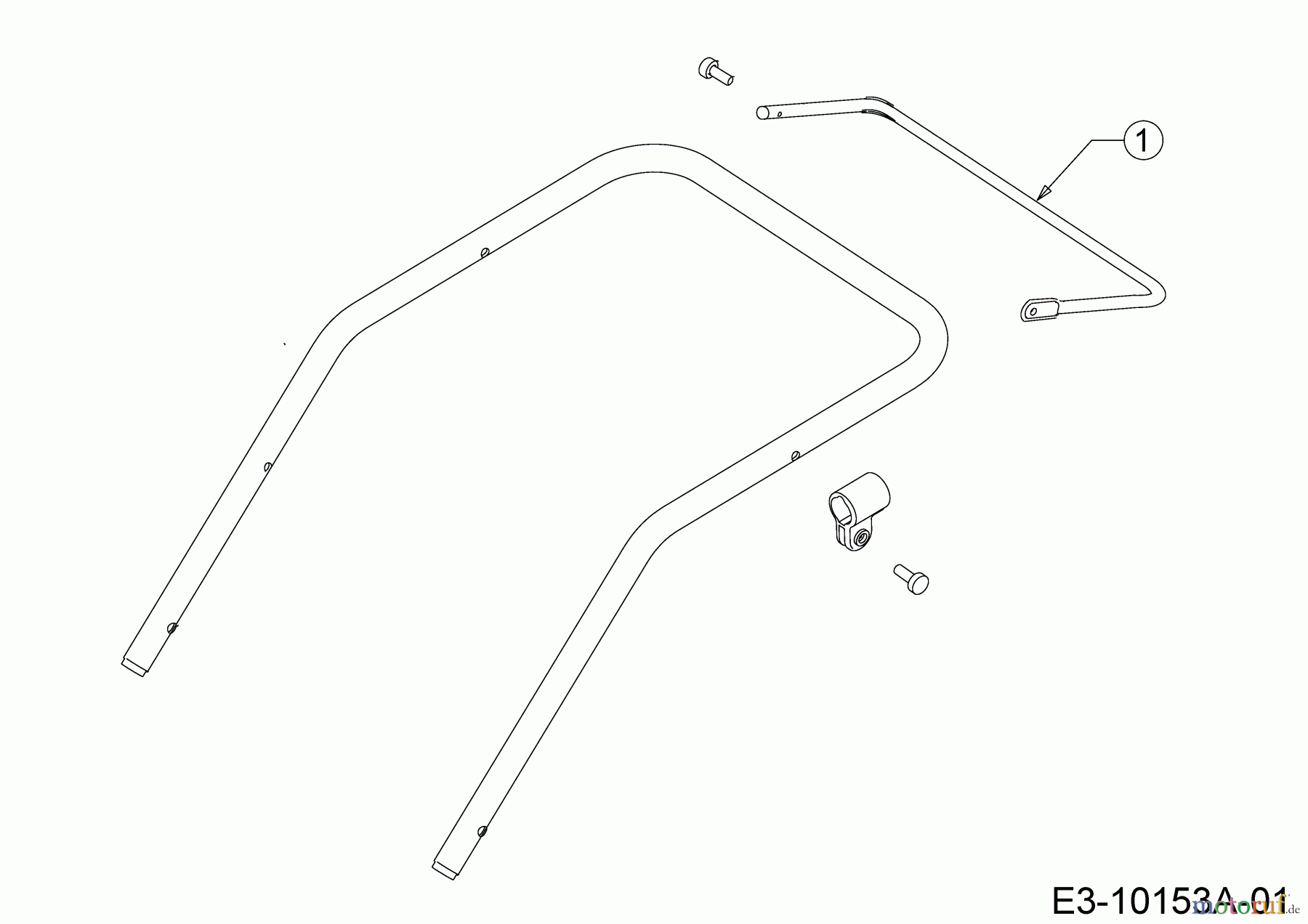 Wolf-Garten Elektromäher Expert 40 E 18DWH1K-C50 (2018) Schaltbügel