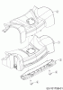 Wolf-Garten A 5300 A 12B-POKC650 (2020) Ersatzteile Abdeckung Vorderachse