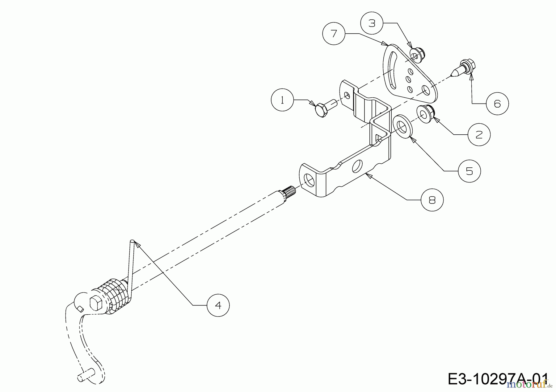 Wolf-Garten Schneefräsen Expert 6170 31AW53TR650 (2014) Schalthebel