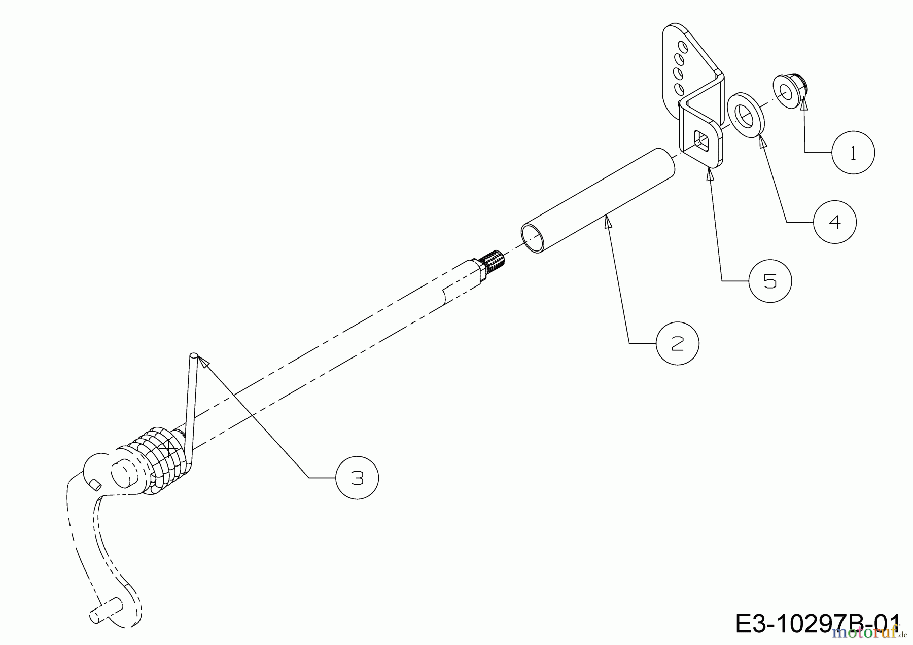 Wolf-Garten Schneefräsen SF 66 E 31AY54T3650 (2019) Schalthebel