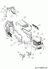 Wolf-Garten 96.130 T 13HH76WF650 (2020) Ersatzteile Motorhaube W-Style