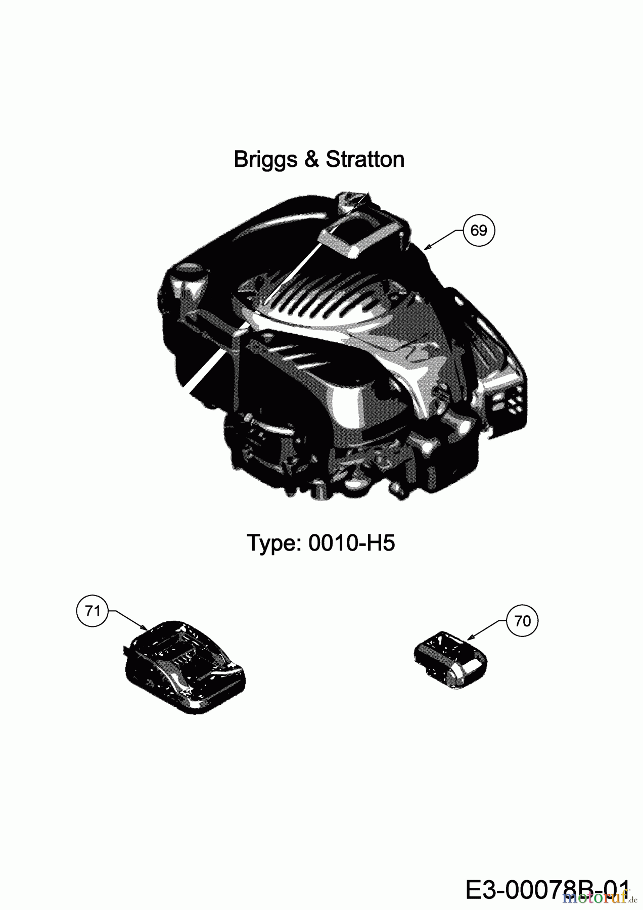 Wolf-Garten Motormäher mit Antrieb A 460 ASPHWIS 12CYTVB9650 (2021) Motor