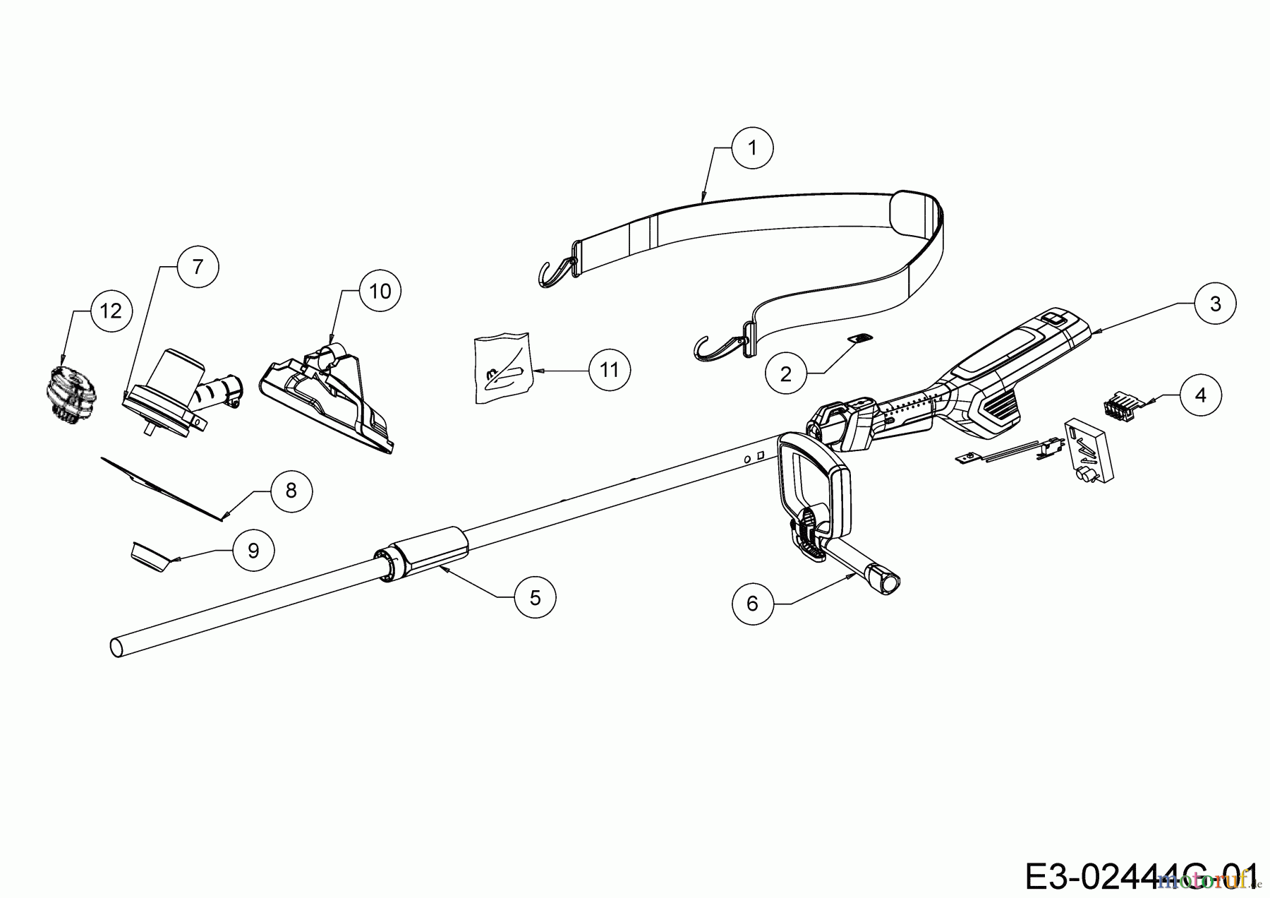 Wolf-Garten Akkutrimmer LYCOS 40/230 BC 41AT4FDS650 (2021) Grundgerät