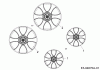 Wolf-Garten A 530 ASPHWIS 12AYPV8B650 (2022) Ersatzteile Radkappen
