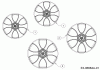 Wolf-Garten A 4600 A 12C-TOSC650 (2021) Ersatzteile Radkappen