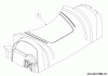 Wolf-Garten A 4600 A 12C-TOSC650 (2021) Ersatzteile Abdeckung Vorderachse