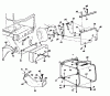 MTD Zubehör Grasfangvorrichtung für 30"/76cm Heckauswurf, 8-Stern Messerscheibe, Frontgewicht 196-0380 (1986) Ersatzteile Grasfangkorb