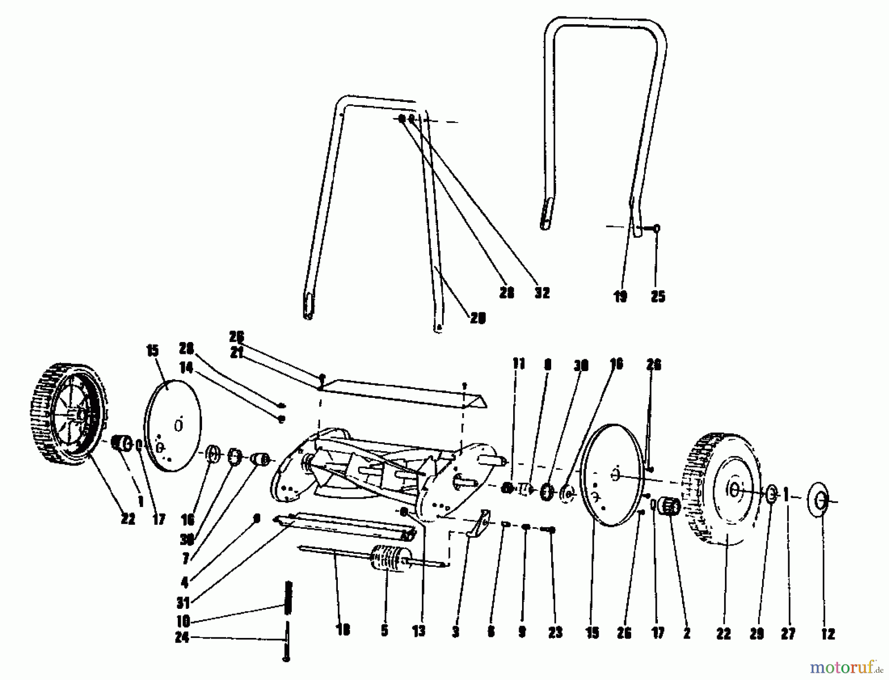  Golf Handspindelmäher Perfecta 15