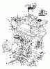 Columbia 111/810 138-3470 (1988) Ersatzteile Fahrantrieb, Motorkeilriemenscheibe, Pedal, Räder hinten