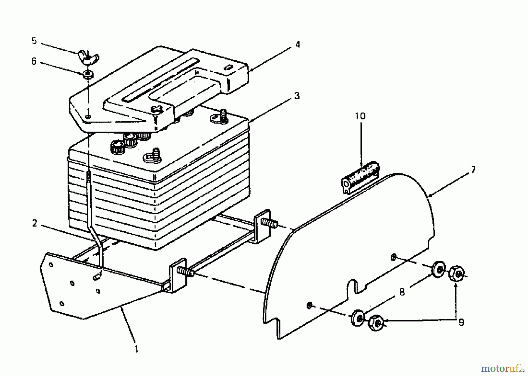  Cub Cadet Kompakttraktoren 1772 1772  (1989) Batterie