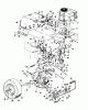 Columbia 111/960 N 139-6370 (1989) Ersatzteile Fahrantrieb, Motorkeilriemenscheibe, Pedal, Räder hinten