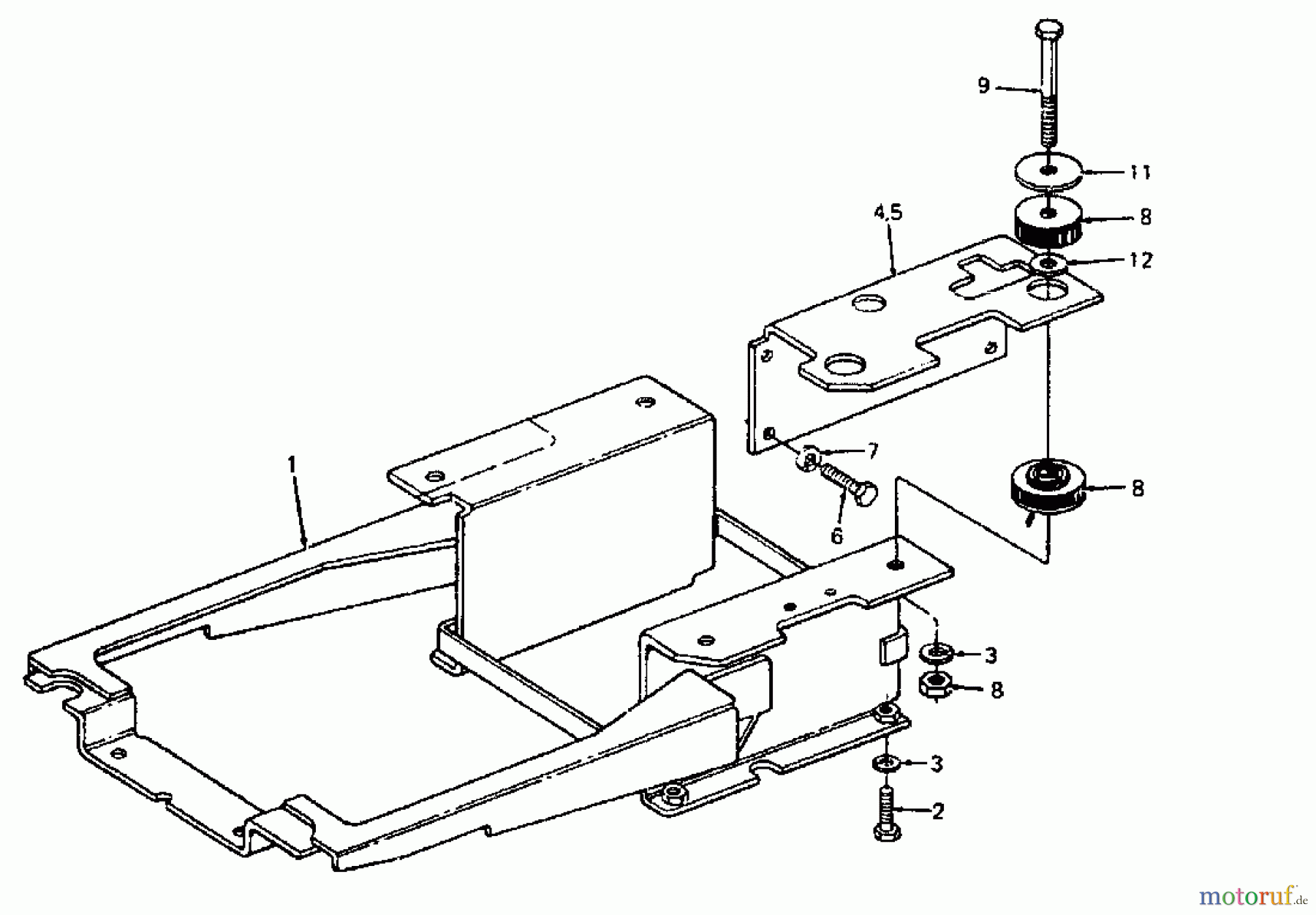 Cub Cadet Kompakttraktoren 1772 1772 (1989) Dämpfungspuffer