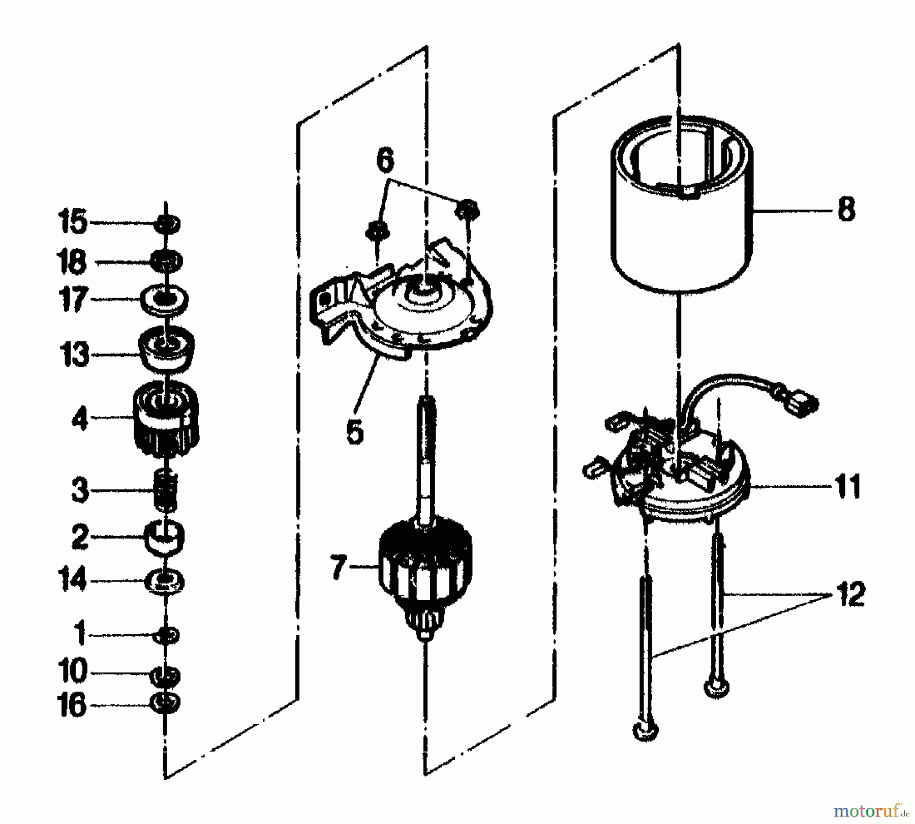 Gutbrod Motormäher mit Antrieb HB 47 R 02847.08 (1989) Elektrostarter