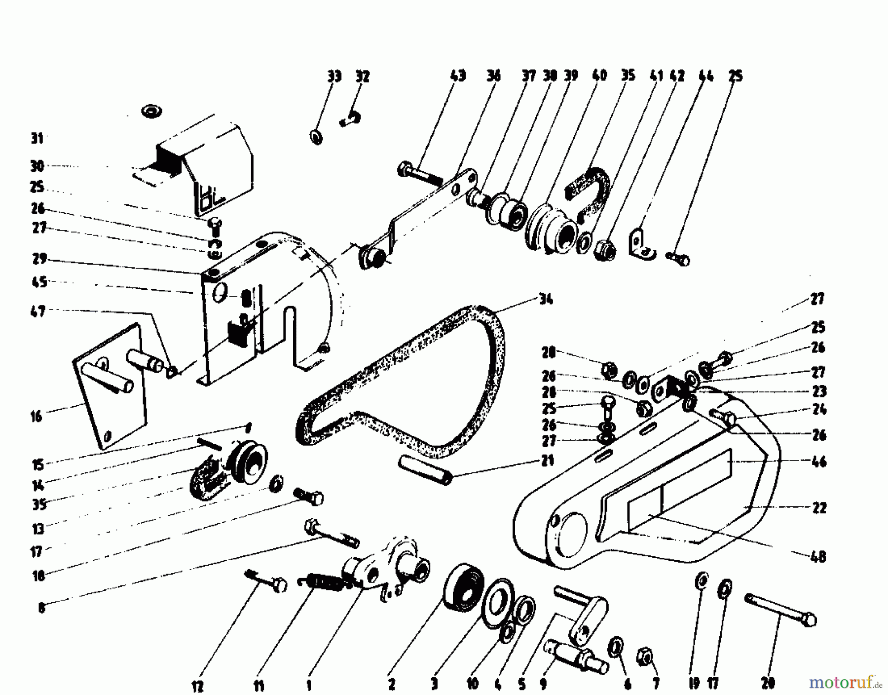  Golf Motorhacken 162 MS 4 07514.04  (1990) Fahrantrieb