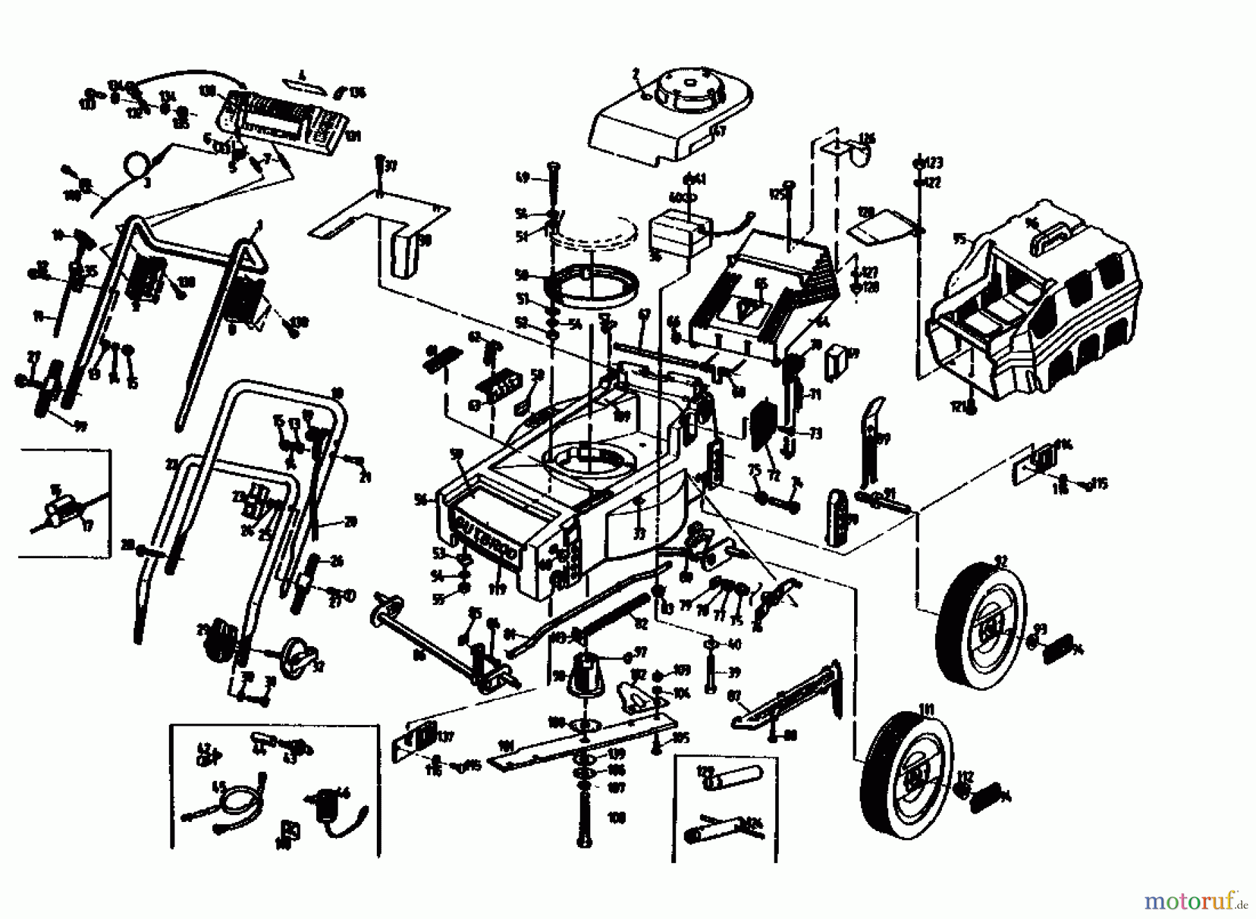  Gutbrod Motormäher HB 40 BS 02896.04  (1990) Grundgerät