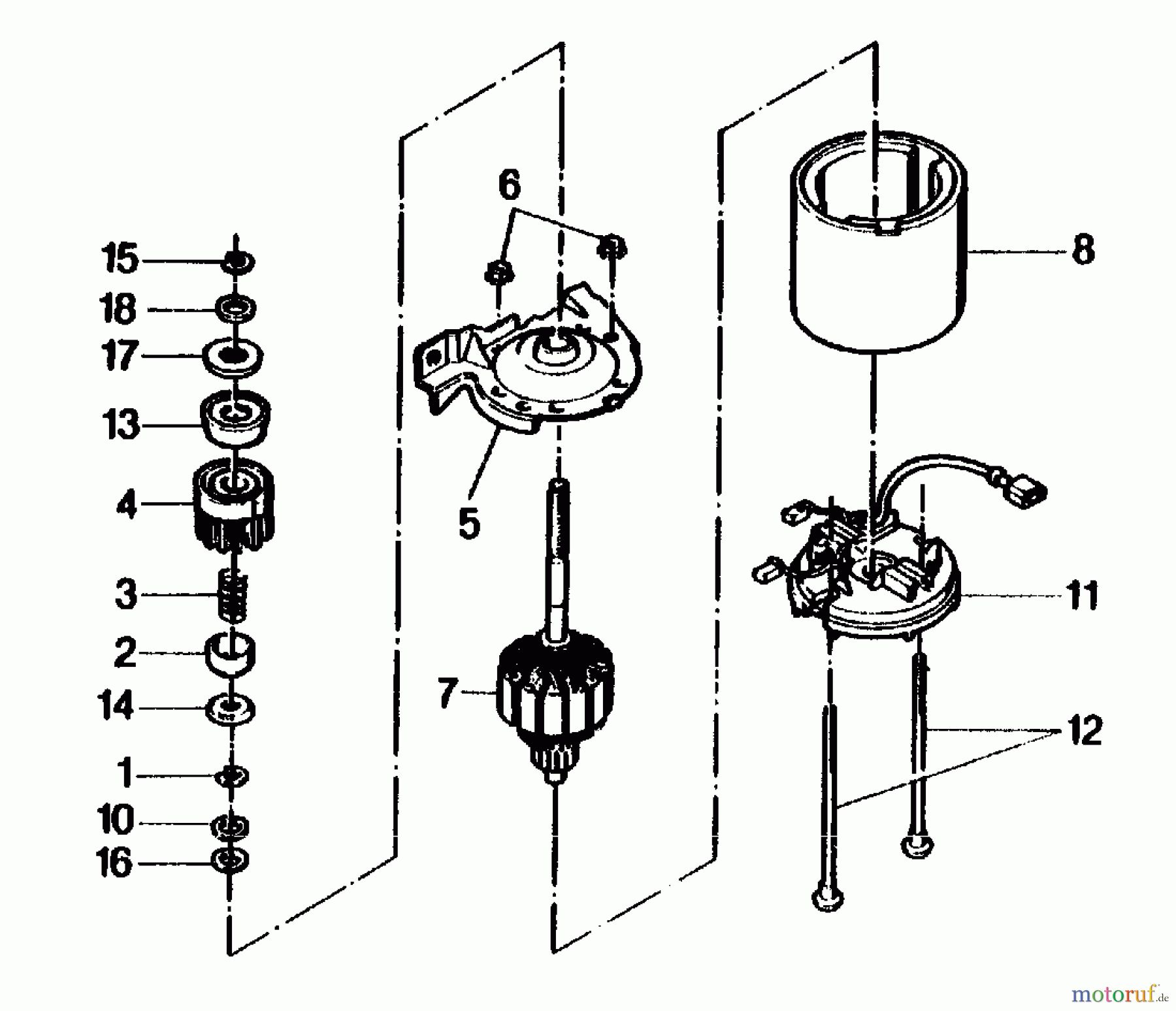 Gutbrod Motormäher mit Antrieb HB 47 R 02847.08 (1990) Elektrostarter
