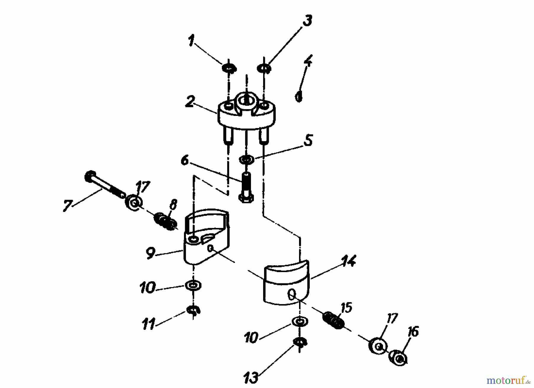  Gutbrod Balkenmäher BM 100 4/BS 07507.02  (1990) Kupplung
