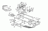 MTD SUPER 18-117 N 141-849H (1991) Ersatzteile Rahmen, Sitz, Tank