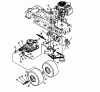 Gutbrod RSB 100-12 04015.02 (1991) Ersatzteile Pedale, Räder hinten 20x8