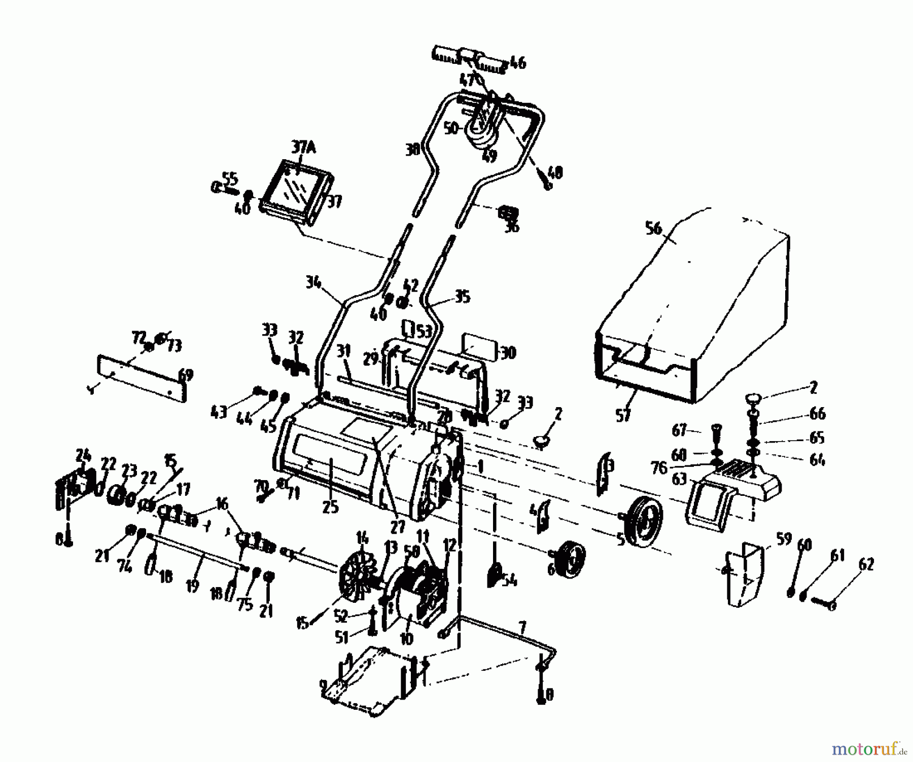  Gutbrod Elektrovertikutierer VE 32 02846.04  (1991) Grundgerät
