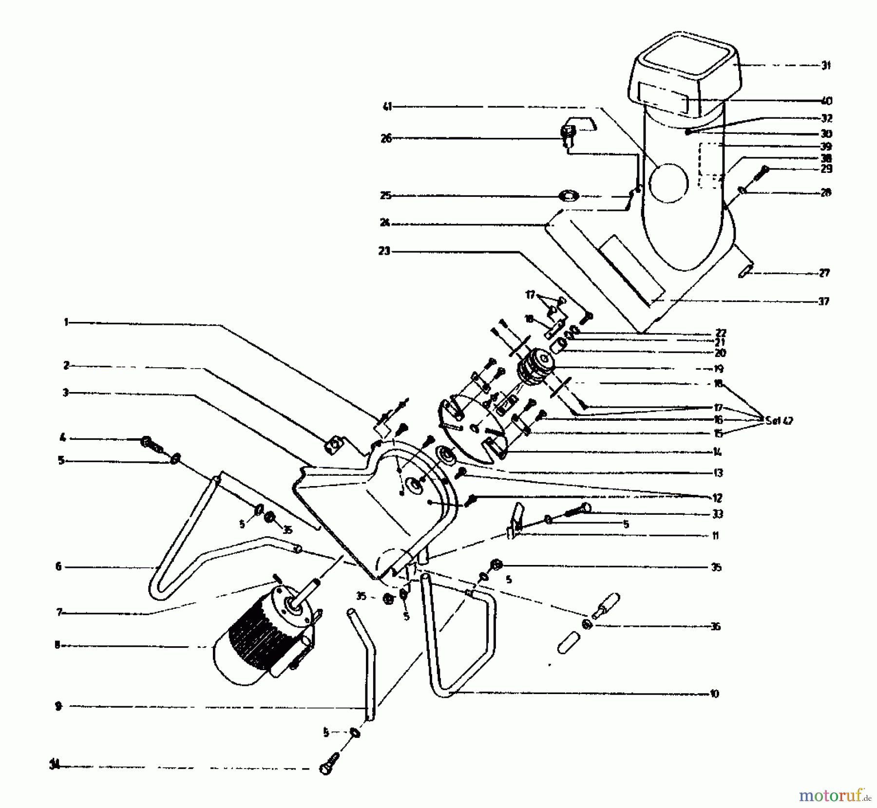 Gutbrod Häcksler GAE 13 04002.03 (1991) Grundgerät