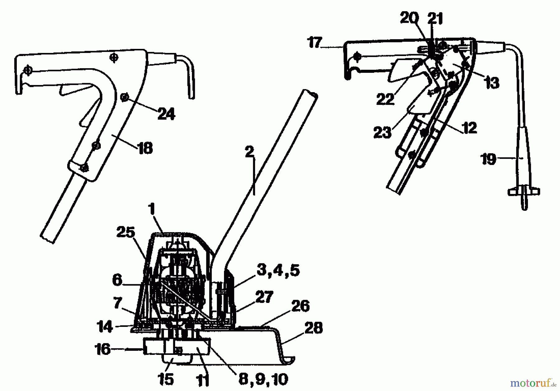 Golf Elektrotrimmer 420 RAPS 02811.01  (1991) Grundgerät