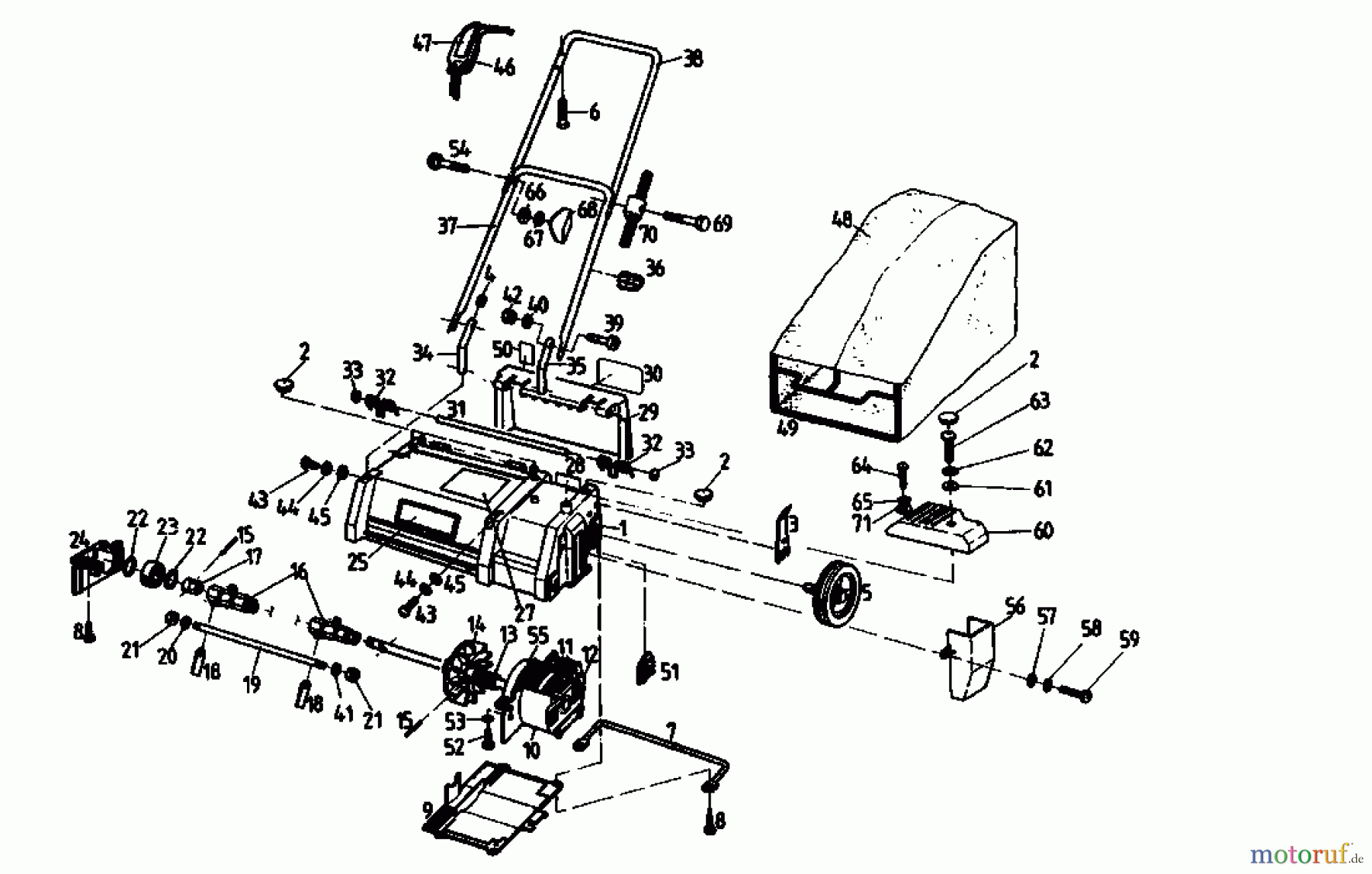  Golf Elektrovertikutierer 133 VE 02846.07  (1992) Grundgerät