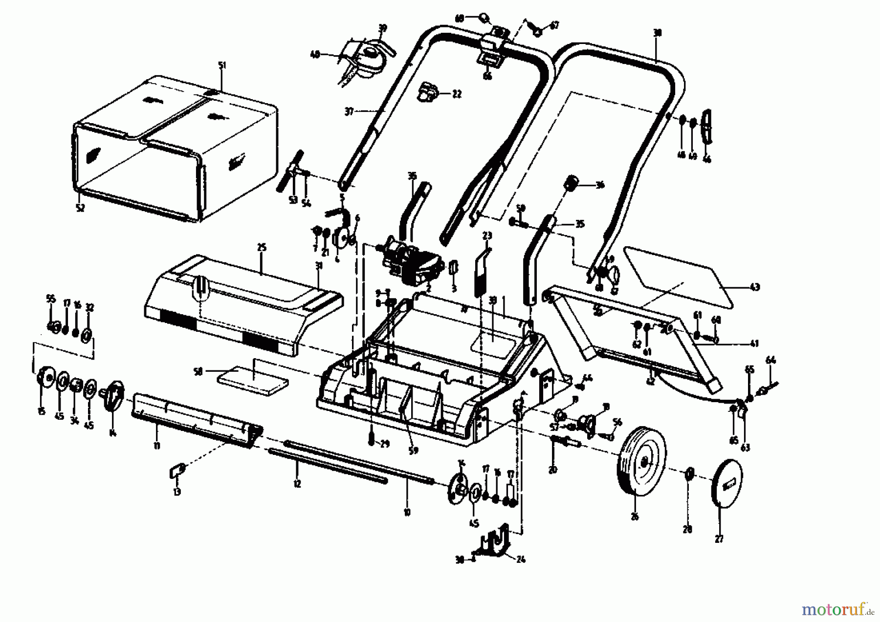  Golf Elektrovertikutierer 128 VE 02805.04  (1992) Grundgerät